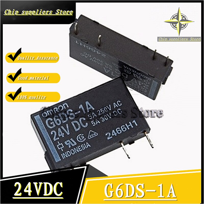 10PCS// G6DS-1A 24VDC  Nwe   100% ǰ